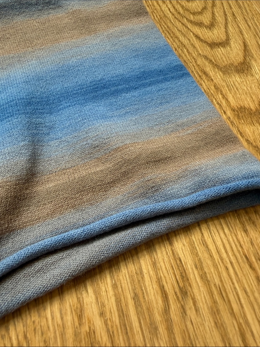Gimaguas Blue and Brown Striped Shorts - Picture 4 of 6